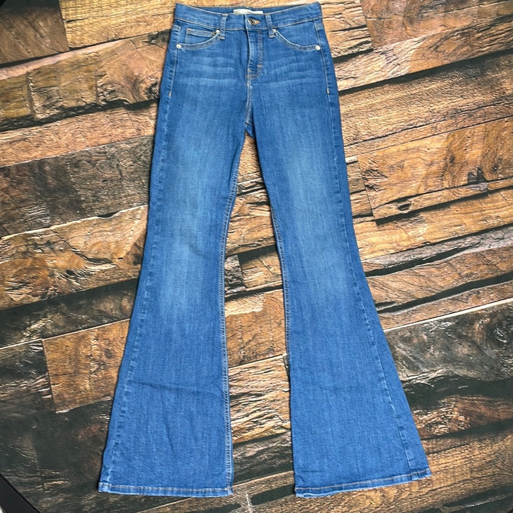 Topshop Moto Jamie Flare jeans waist 26